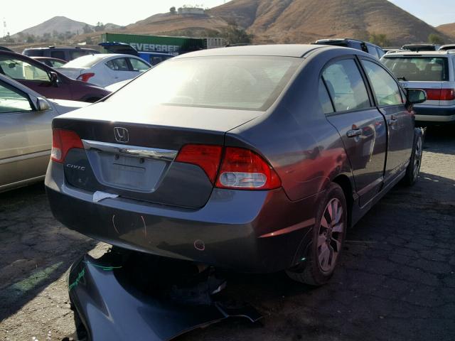 19XFA168X9E007973 - 2009 HONDA CIVIC EX Boz foto 4