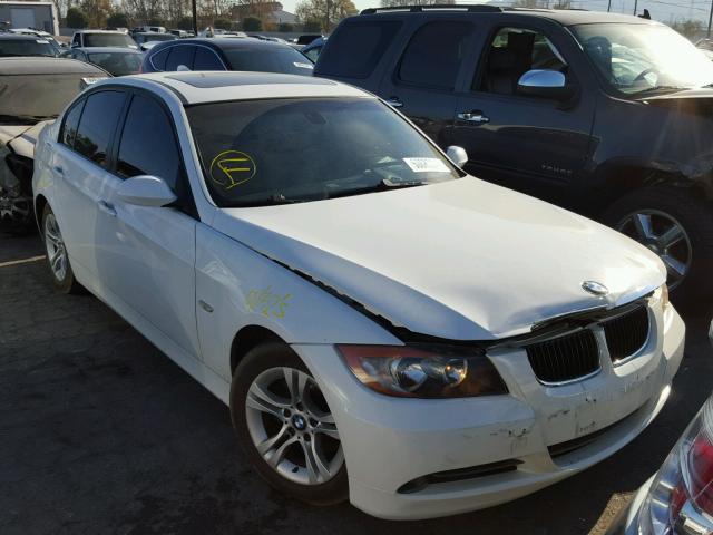 WBAVA37598NL54231 - 2008 BMW 328 I WHITE photo 1