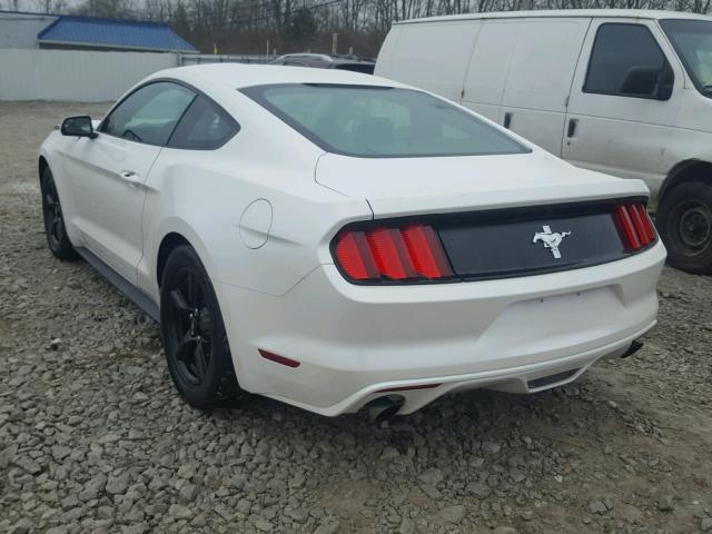 1FA6P8AM9H5316605 - 2017 FORD MUSTANG WHITE photo 3