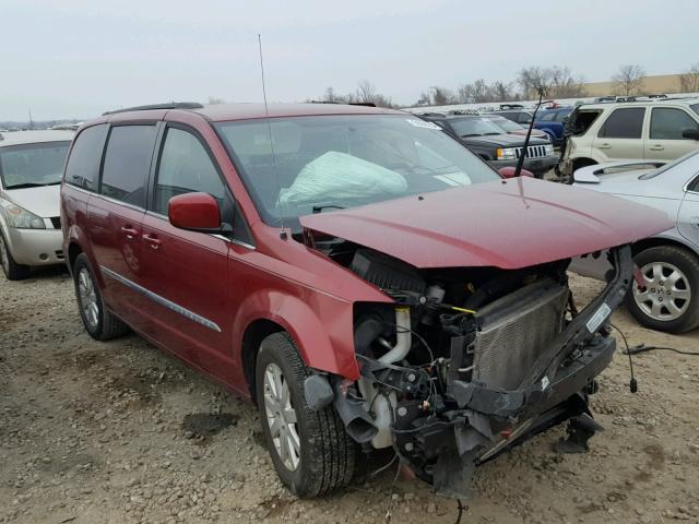 2C4RC1BG3ER449247 - 2014 CHRYSLER TOWN & COU BURGUNDY photo 1