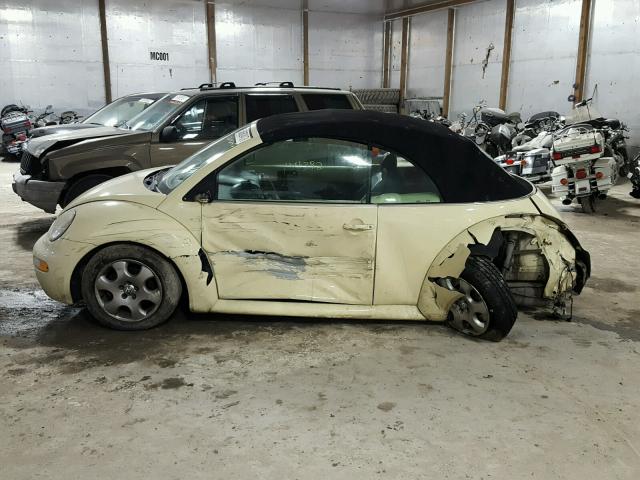 3VWCK21Y83M332774 - 2003 VOLKSWAGEN NEW BEETLE 黄色 照片 9