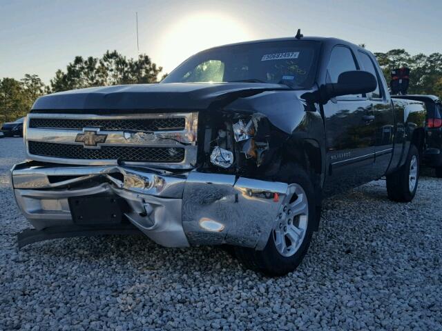 1GCRCREA6DZ393959 - 2013 CHEVROLET SILVERADO BLACK photo 2