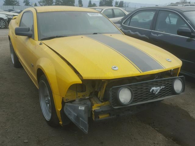 1ZVFT82H465203873 - 2006 FORD MUSTANG GT YELLOW photo 1