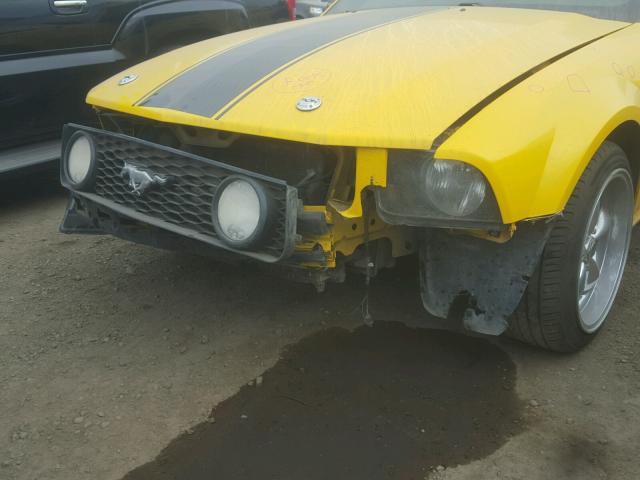 1ZVFT82H465203873 - 2006 FORD MUSTANG GT YELLOW photo 9