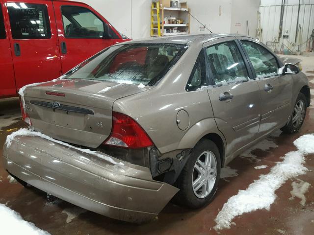 1FAFP34354W185246 - 2004 FORD FOCUS SE C TAN photo 4