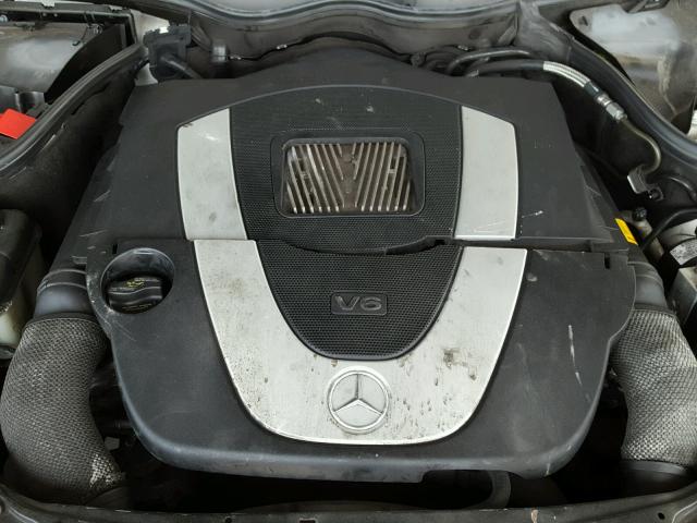 WDBRF52H76F754183 - 2006 MERCEDES-BENZ C GENERATI WHITE photo 7