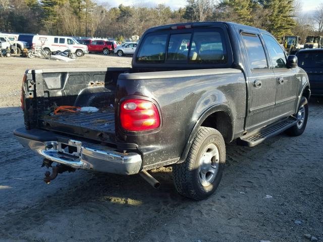 1FTRW08L11KF71541 - 2001 FORD F150 SUPER BLACK photo 4