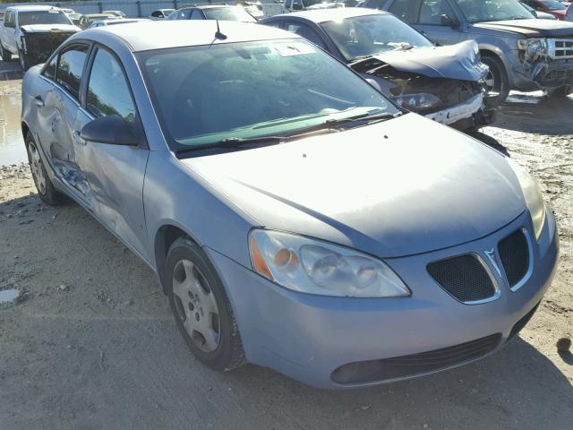 1G2ZF57B484197600 - 2008 PONTIAC G6 VALUE L BLUE photo 1