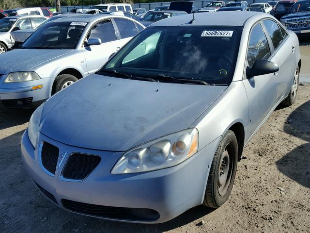 1G2ZF57B484197600 - 2008 PONTIAC G6 VALUE L BLUE photo 2