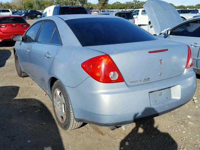 1G2ZF57B484197600 - 2008 PONTIAC G6 VALUE L BLUE photo 3