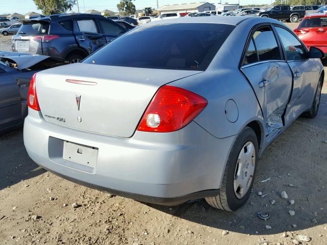 1G2ZF57B484197600 - 2008 PONTIAC G6 VALUE L BLUE photo 4