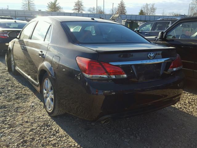 4T1BK3DB2BU399372 - 2011 TOYOTA AVALON BAS MAROON photo 3