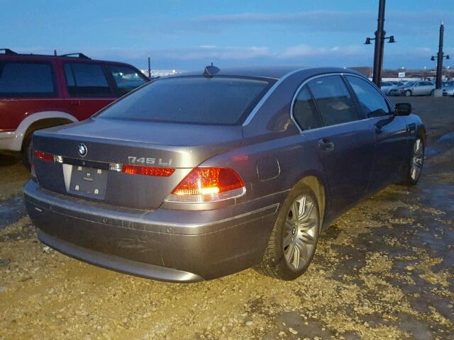 WBAGN63584DS55064 - 2004 BMW 745I SILVER photo 4