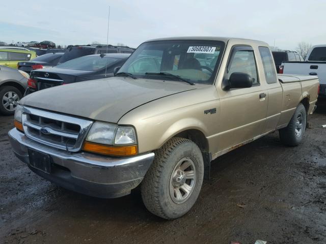 1FTYR14V4YPB10931 - 2000 FORD RANGER SUP GOLD photo 2