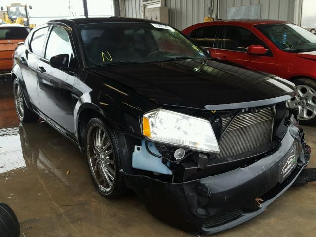 1B3BD1FB4BN544049 - 2011 DODGE AVENGER MA BLACK photo 1