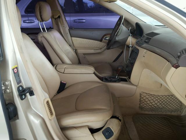 WDBNG75J51A176239 - 2001 MERCEDES-BENZ S 500 GOLD photo 5