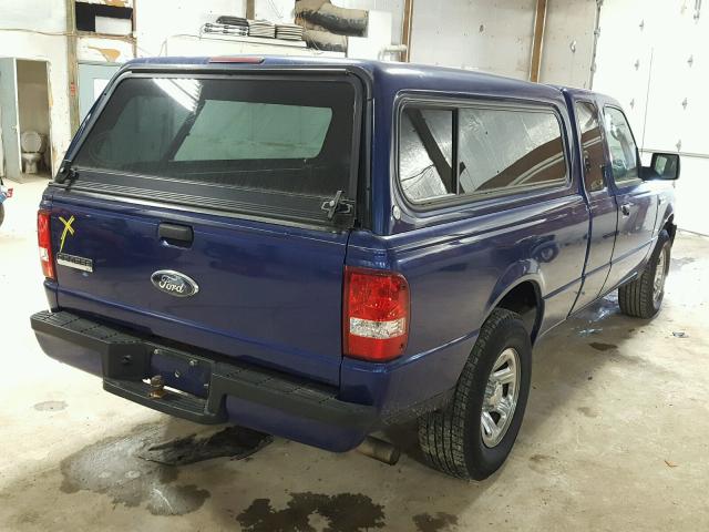 1FTYR44U06PA91882 - 2006 FORD RANGER SUP BLUE photo 4