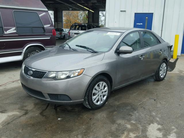 KNAFU4A29C5510745 - 2012 KIA FORTE EX CHARCOAL photo 2