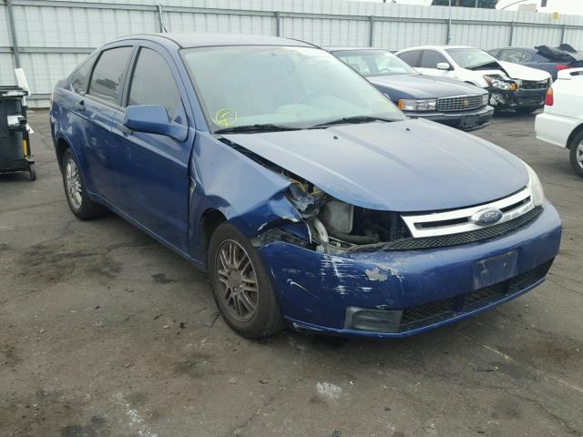 1FAHP35N18W154364 - 2008 FORD FOCUS SE BLUE photo 1