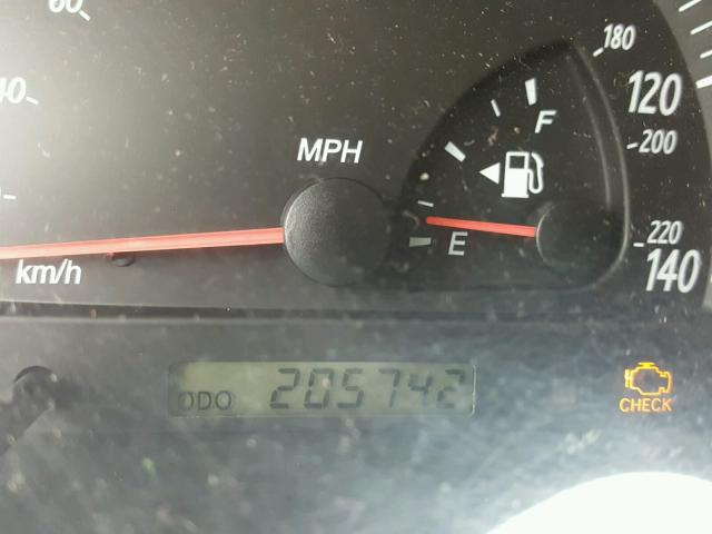 4T1BF32K52U008030 - 2002 TOYOTA CAMRY LE მუქწითელი ფოტო 8