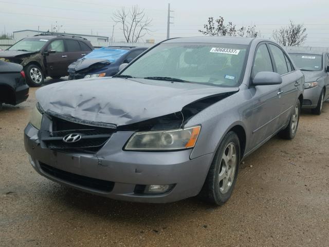 5NPEU46F46H107125 - 2006 HYUNDAI SONATA GLS GRAY photo 2