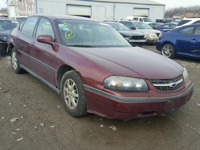 2G1WF52E7Y9264552 - 2000 CHEVROLET IMPALA BURGUNDY photo 1