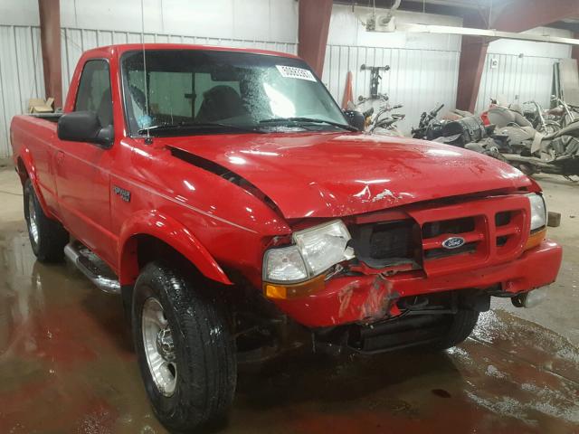 1FTZR11X1YTA02056 - 2000 FORD RANGER RED photo 1