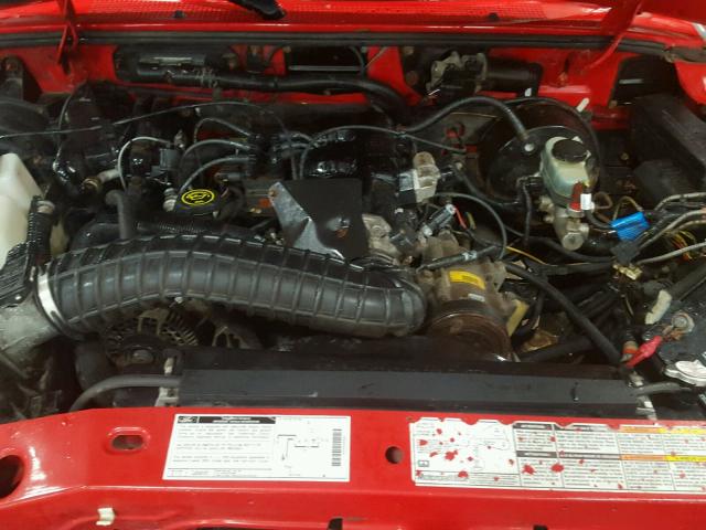 1FTZR11X1YTA02056 - 2000 FORD RANGER RED photo 7