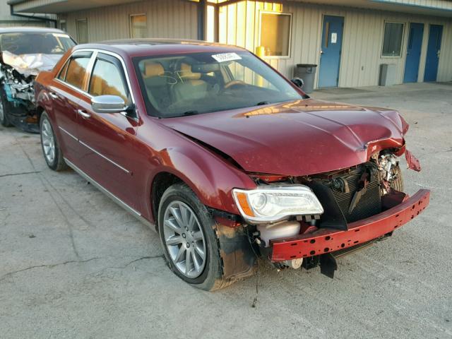 2C3CCAET5DH686443 - 2013 CHRYSLER 300C RED photo 1