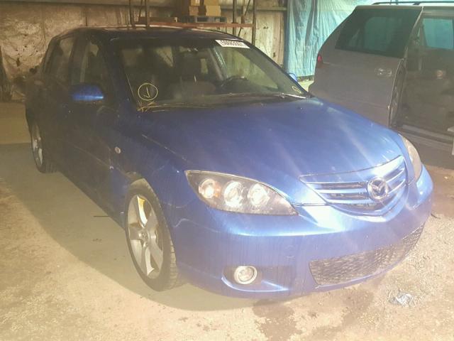 JM1BK343741123755 - 2004 MAZDA 3 HATCHBAC BLUE photo 1