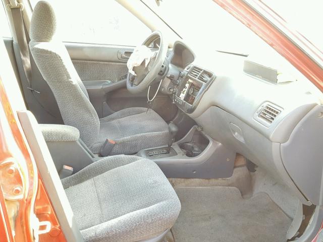 1HGEJ6678XL027144 - 1999 HONDA CIVIC LX RED photo 5