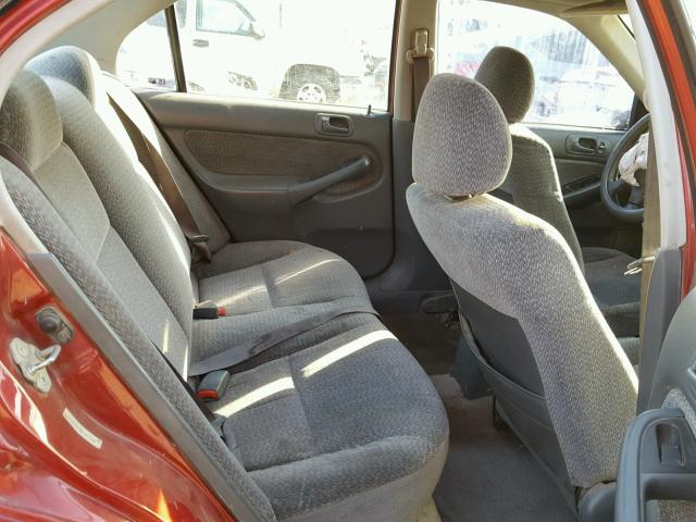 1HGEJ6678XL027144 - 1999 HONDA CIVIC LX RED photo 6