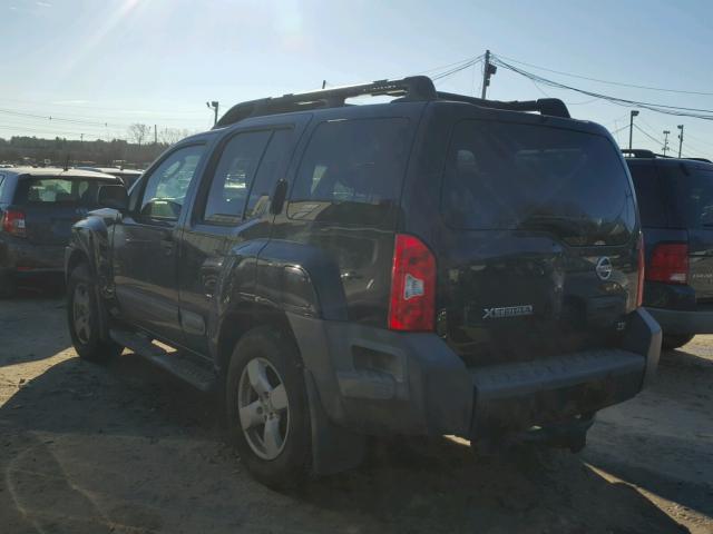 5N1AN08W95C623889 - 2005 NISSAN XTERRA OFF BLACK photo 3