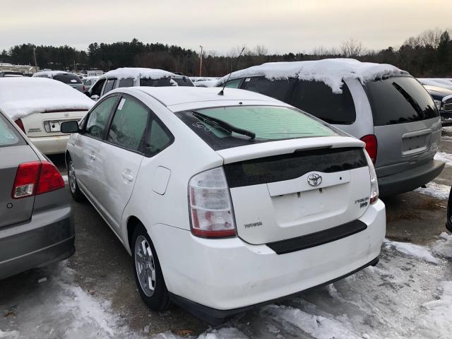 JTDKB20U577589081 - 2007 TOYOTA PRIUS WHITE photo 3