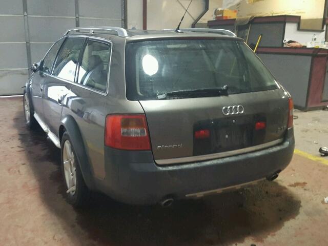 WA1YD64B93N028967 - 2003 AUDI ALLROAD GRAY photo 3