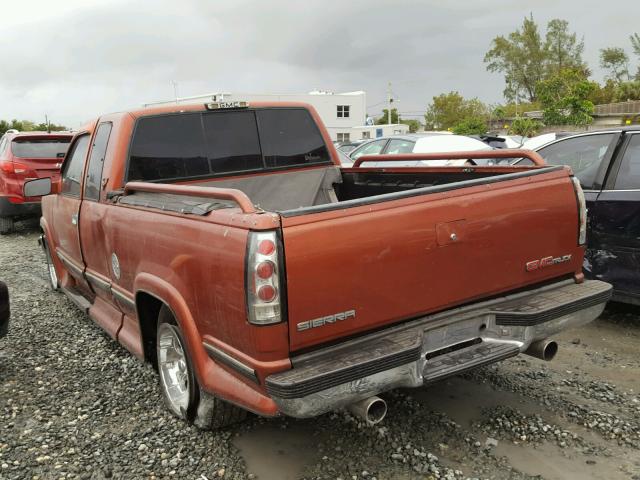 2GDEC19K4S1587135 - 1995 GMC SIERRA C15 ORANGE photo 3