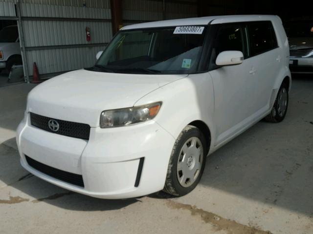 JTLKE50EX91061659 - 2009 TOYOTA SCION XB WHITE photo 2