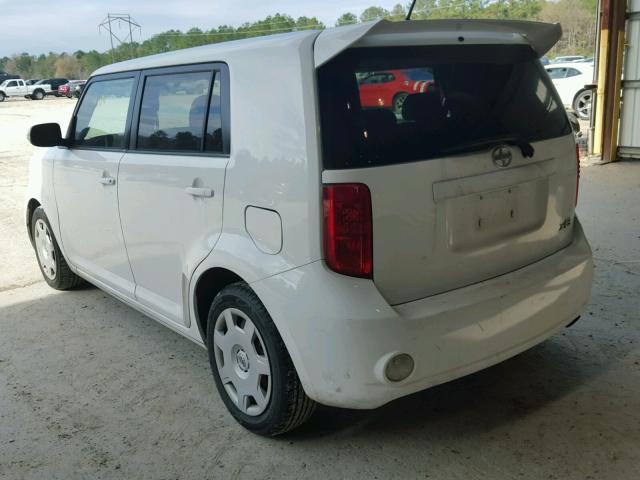 JTLKE50EX91061659 - 2009 TOYOTA SCION XB WHITE photo 3