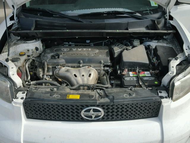 JTLKE50EX91061659 - 2009 TOYOTA SCION XB WHITE photo 7