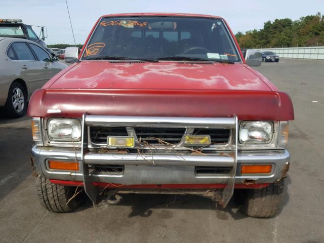 1N6HD16Y0PC368632 - 1993 NISSAN TRUCK KING RED photo 9