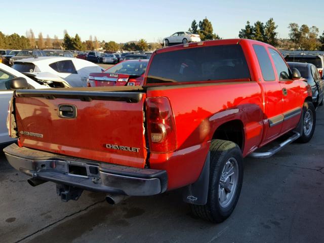 2GCEC19T731403806 - 2003 CHEVROLET SILVERADO RED photo 4