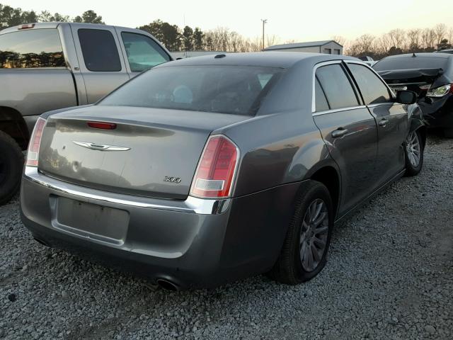 2C3CCAAG7CH312357 - 2012 CHRYSLER 300 GRAY photo 4