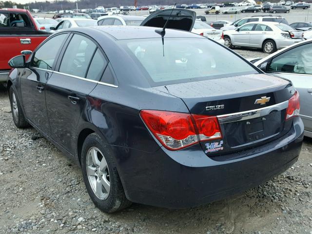 1G1PC5SB2E7352781 - 2014 CHEVROLET CRUZE LT BLUE photo 3