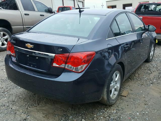 1G1PC5SB2E7352781 - 2014 CHEVROLET CRUZE LT BLUE photo 4