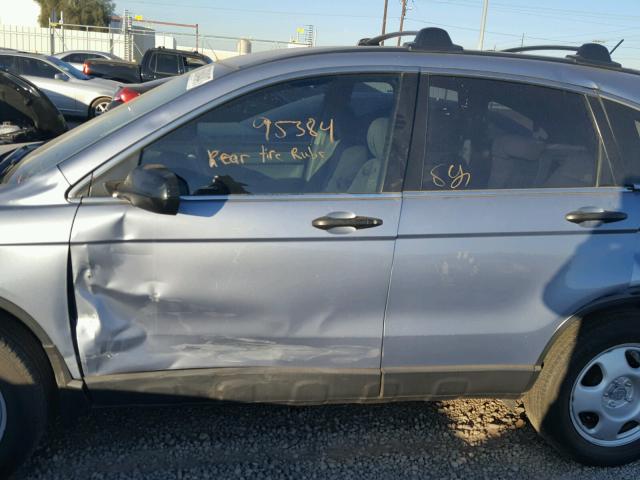 JHLRE38337C043347 - 2007 HONDA CR-V LX GRAY photo 9