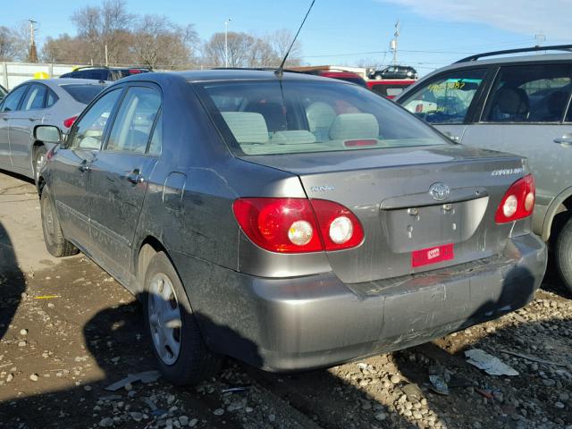 1NXBR32E16Z646136 - 2006 TOYOTA COROLLA CE GRAY photo 3