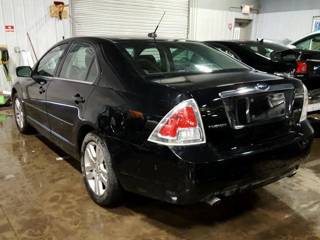 3FAHP08138R189580 - 2008 FORD FUSION SEL BLACK photo 3