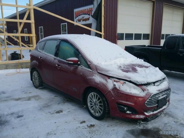 1FADP5CU1FL102557 - 2015 FORD C-MAX PREM RED photo 1