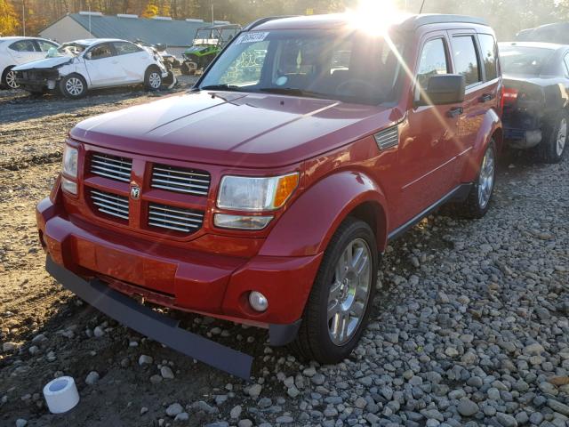 1D4PU4GX9BW576962 - 2011 DODGE NITRO HEAT RED photo 2