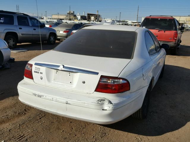 1MEFM50U24A620135 - 2004 MERCURY SABLE GS WHITE photo 4